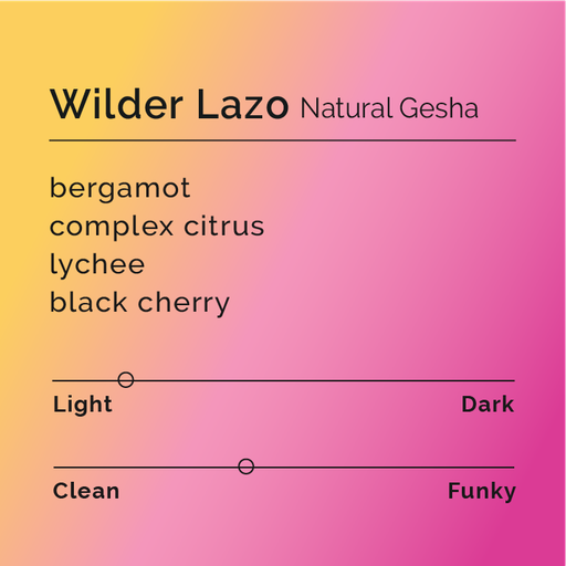 Wilder Lazo - Natural Gesha