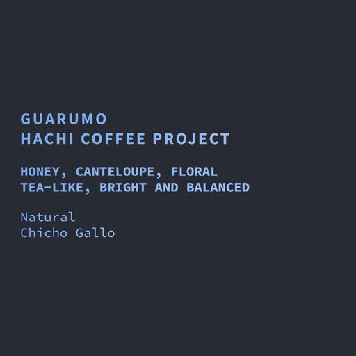 Panama Hachi Coffee Project Hatsuka Natural Chicho Gallo