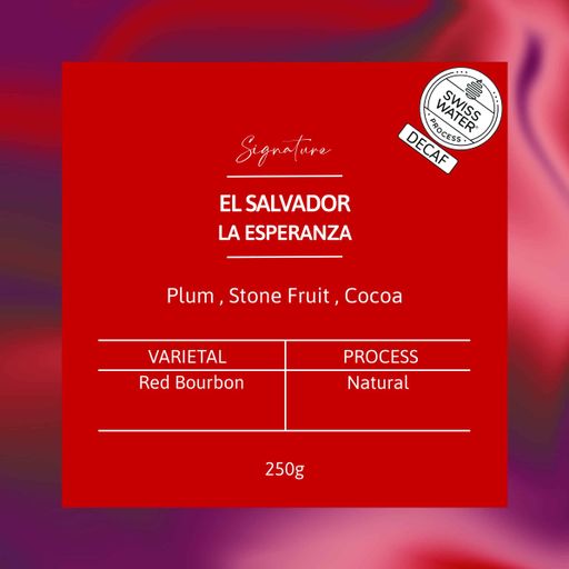 El Salvador water decaf