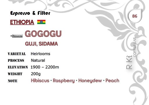 Ethiopia-Gogogu Guji Natural