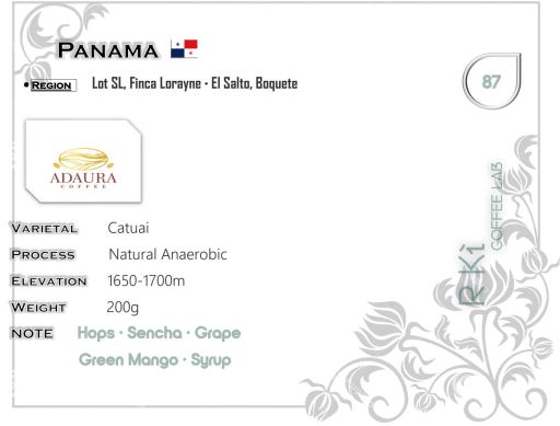 Panama-Adaura-Finca Lorayne-Catuai Lot SL-Natural Anaerobic