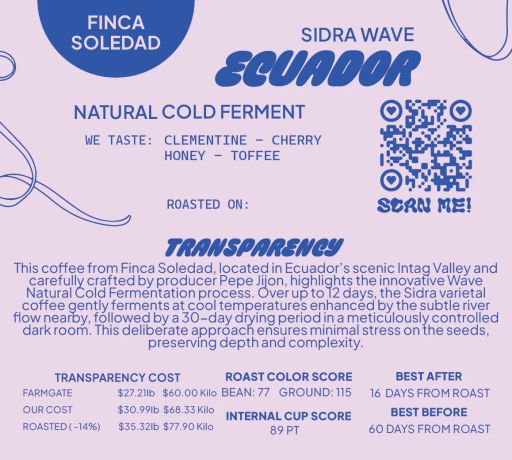 Ecuador Sidra Wave Natural Cold Ferment