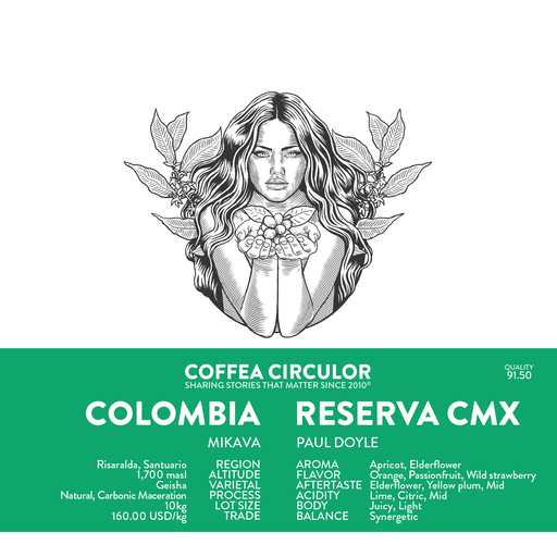 COLOMBIA Mikava Reserva Geisha Carbonic Maceration CMX