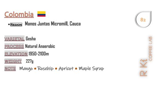 Colombia - Manos Juntas - Gesha Natural Anaerobic