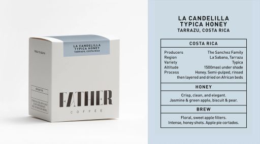 La Candelilla Typica Honey, Tarrazu, Costa Rica