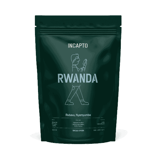 Café em grão do Ruanda