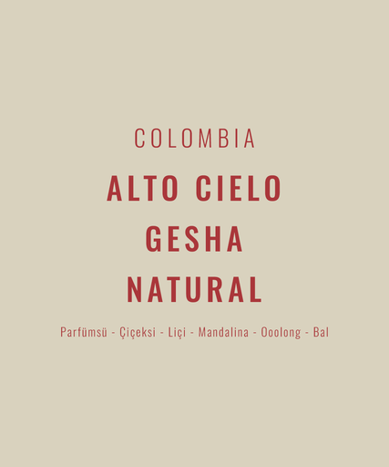 Colombia – Alto Cielo Gesha Natural