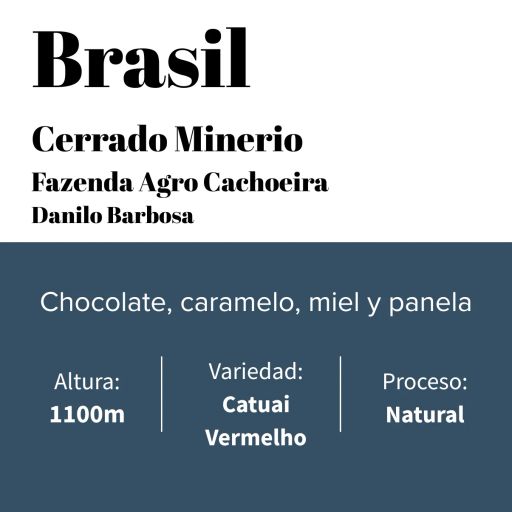 Brasil - Café especial de la casa - Cerrado Mineiro - Natural