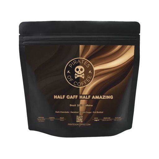 HALF CAFF HALF AMAZING: Brazil 50% Caffeine