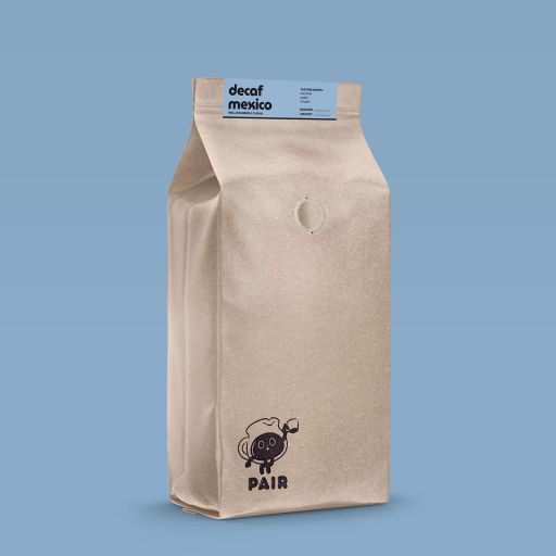 Decaffeinated Wash-Processed Coffee Beans from Mexico