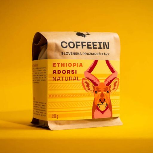 Ethiopia Adorsi-közepes pörkölés(200g arabica szemes kávé)