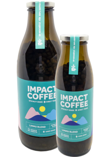 Limmu Blend Bio-Espressobohnen im Mehrwegglas