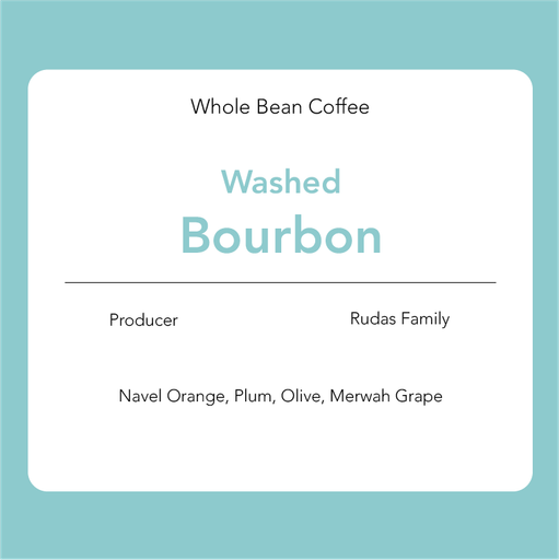 Bourbon – Washed: Rudas Family