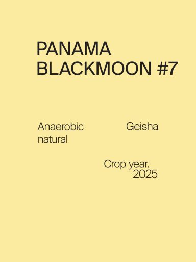 Panama Blackmoon #7 Geisha Anaerobic Natural