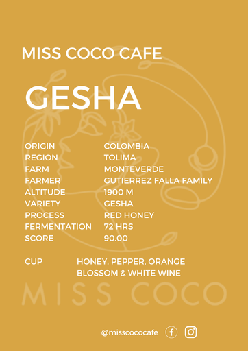 Monteverde Geisha Honey