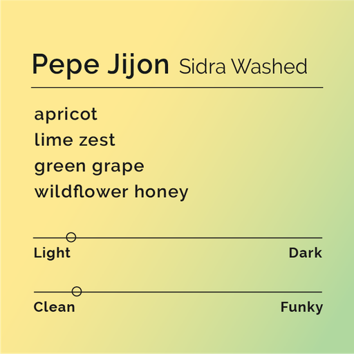 Pepe Jijon - Sidra Washed
