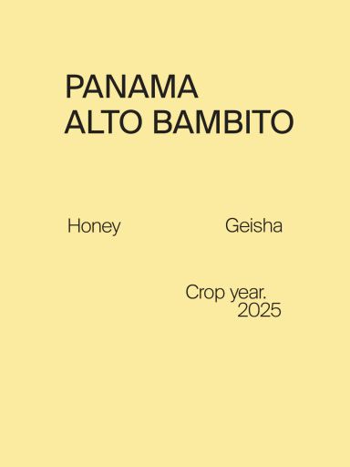 Panama Alto Bambito Geisha Honey