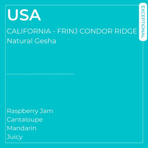 #29 - California - Condor Ridge Ranch - Natural Gesha