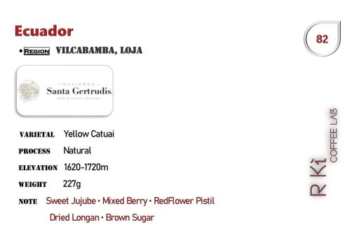 Ecuador-Hacienda Santa Gertrudis-Natural Yellow Catuai