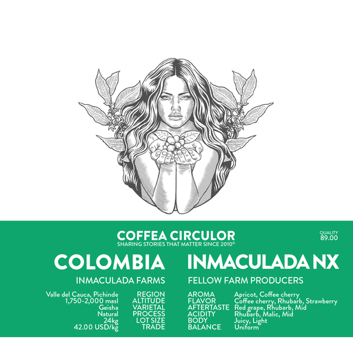 COLOMBIA Inmaculada Geisha Natural NX