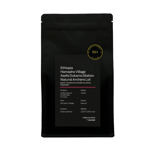 Ethiopia - Hamasho Village Asefa Dukamo Station Natural Archers Lot