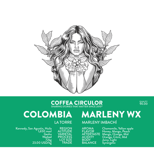 Colombia Marleny Gesha Washed WX