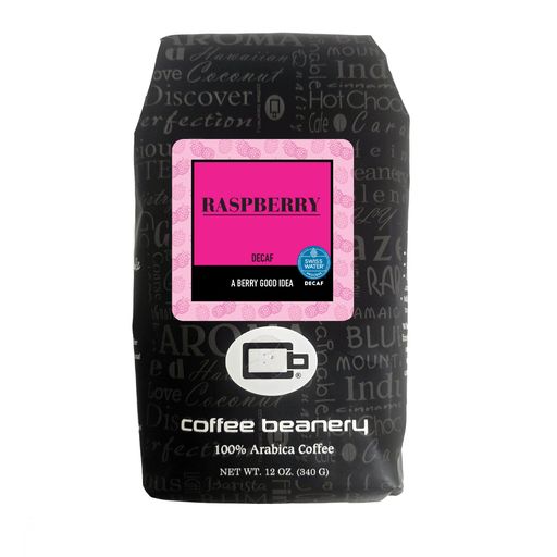 Raspberry Swiss Water Process Decaf Flavored Coffee