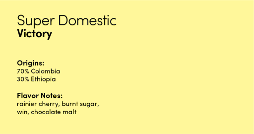 Super Domestic - Victory Blend aka Tectonic Blend