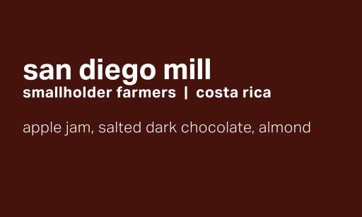 San Diego Mill - Natural Caturra and Catuai