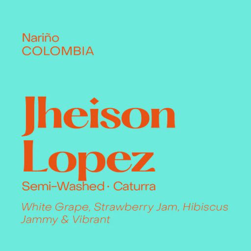 Colombia Jheison Lopez, Semi-washed Caturra