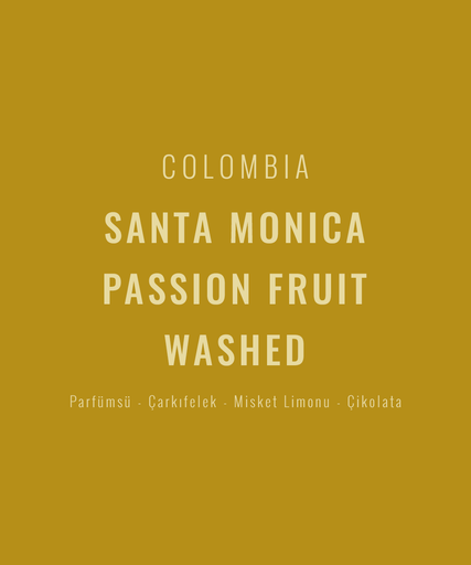 Colombia – Santa Monica Passion Fruit Washed