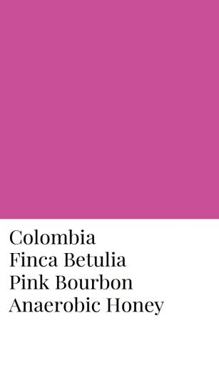 Colombia Finca Betulia Pink Bourbon Anaerobic