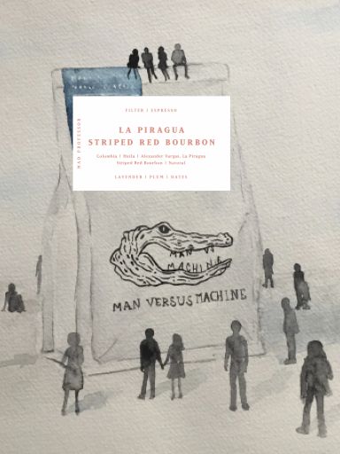 La Piragua Striped Red Bourbon