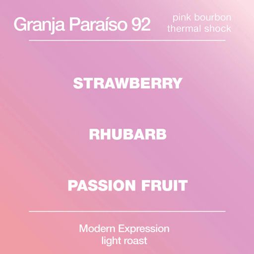 Granja Paraíso 92 Pink Bourbon