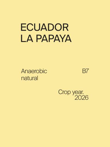 Ecuador La Papaya B7 Anaerobic Natural