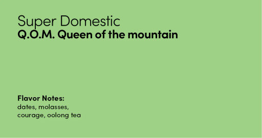 Super Domestic - Q.O.M - Queen of the Mountain aka Shockwave