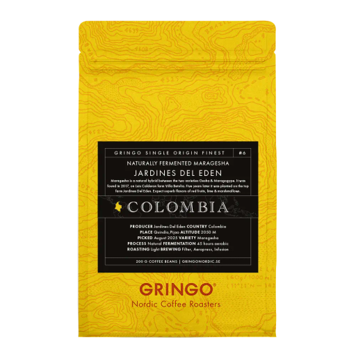 Colombia Jardines Del Eden Naturally fermented Maragesha