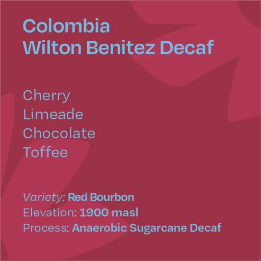 Colombia Wilton Benitez Decaf