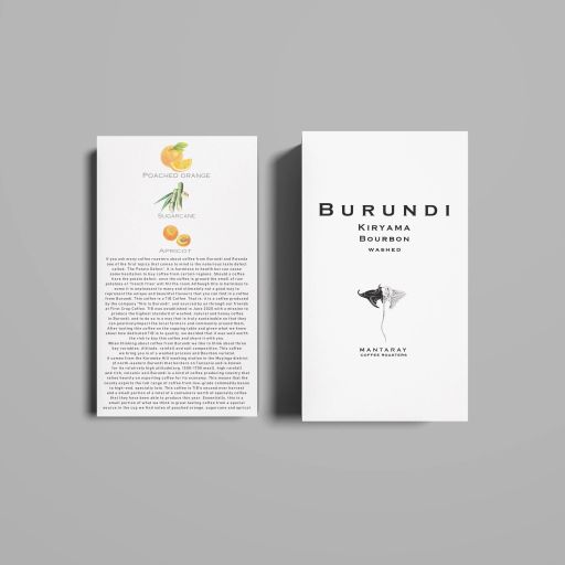 Burundi Kiryama washed (Single Origin Filter)
