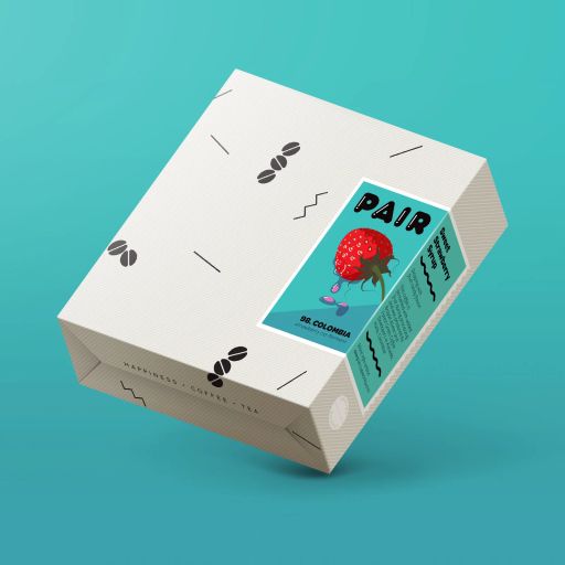 Strawberry Co-fermented Coffee Beans from Colombia