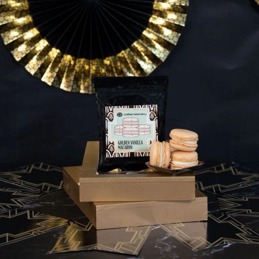Golden Vanilla Macaron Flavored Coffee