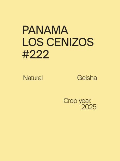 Panama Finca Los Cenizos #222 Geisha Natural