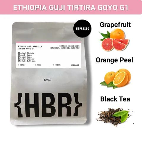 Ethiopia Guji Hambella Tirtira Goyo G1 - (Espresso)