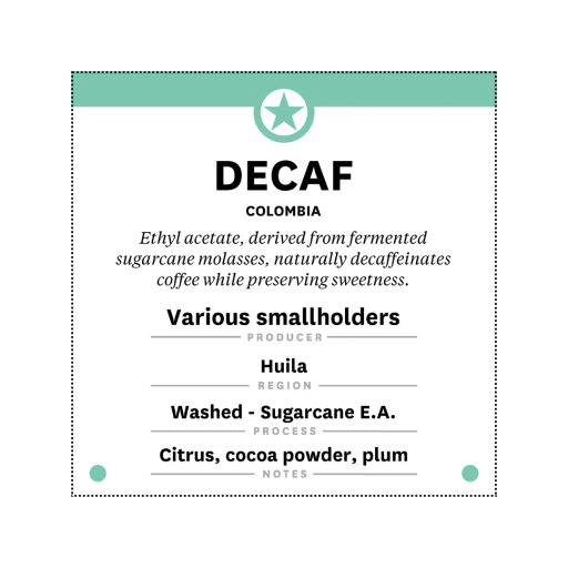 Decaf - Colombia Huila EA