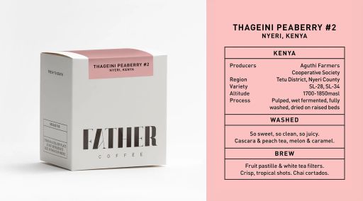 Thageini Peaberry #2, Nyeri, Kenya