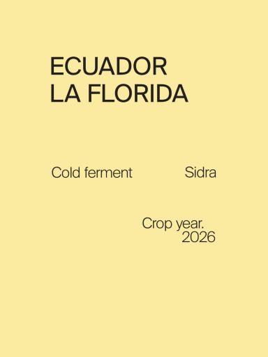 Ecuador La Florida Sidra Cold Ferment