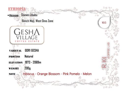 Ethiopia-Gesha Village-Shewa Jibabu-Gori Gesha Natural