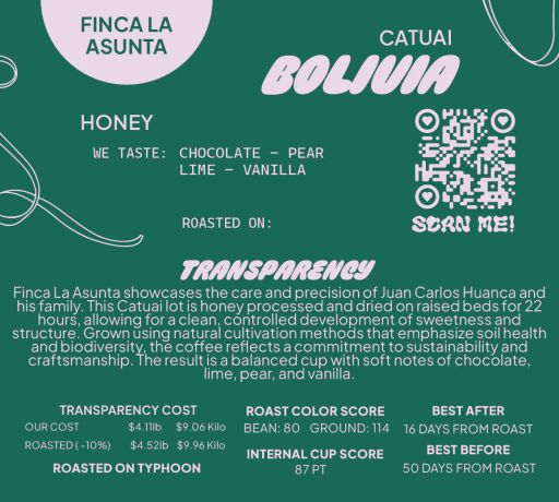 Bolivia Catuai Honey