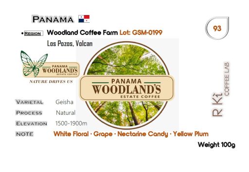 Panama-Woodland Coffee Farm-Geisha Natural Lot GSM-0199