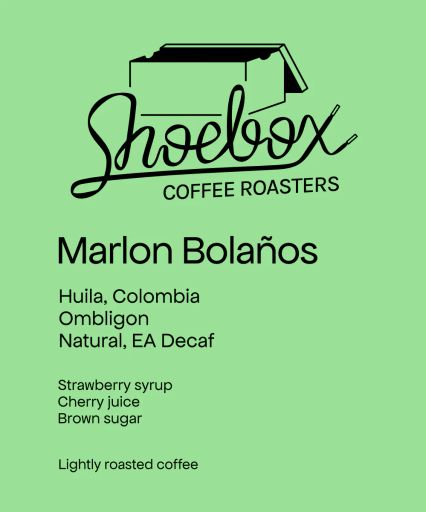 Colombia Marlon Bolaños Ombligon Natural EA Decaf